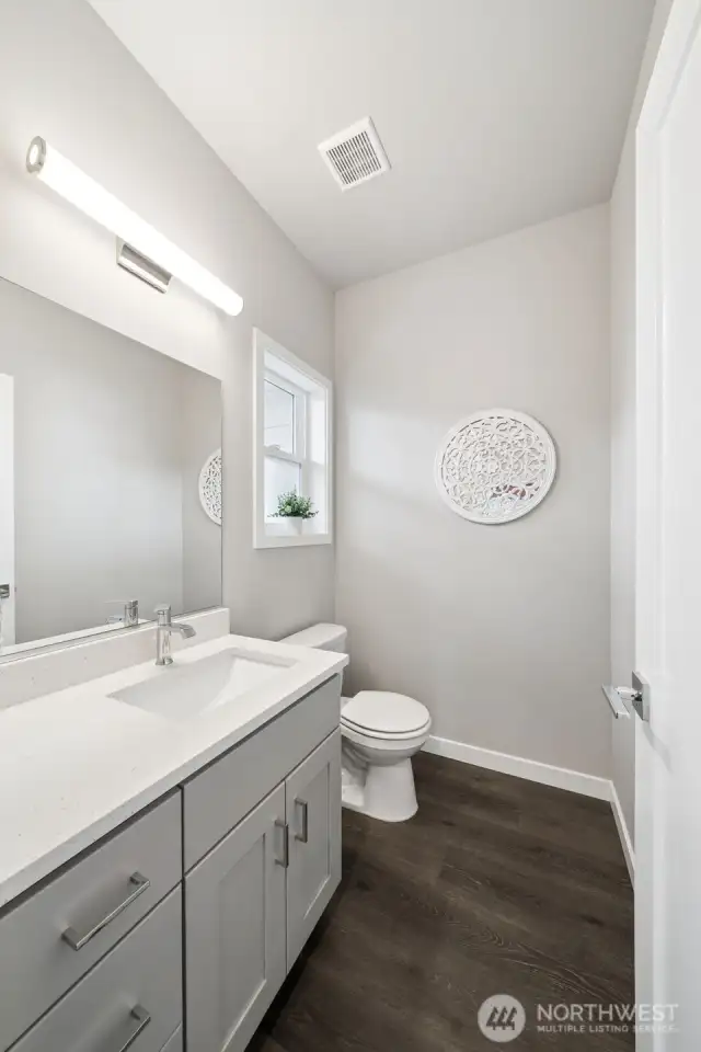 Powder room on main