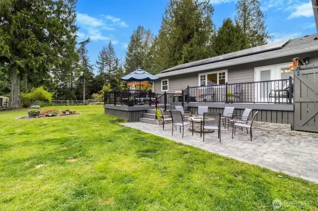 Stamped patio