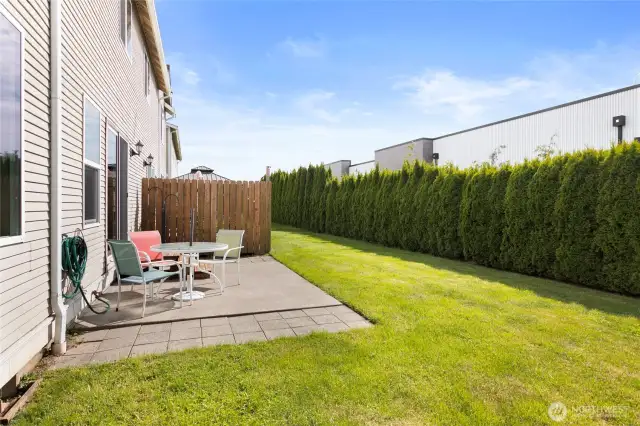 Patio off living room