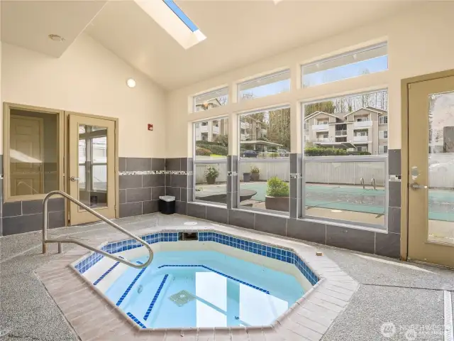 Indoor hot tub