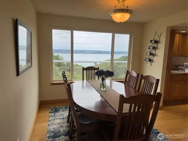 Amazing view when you come up the stairs