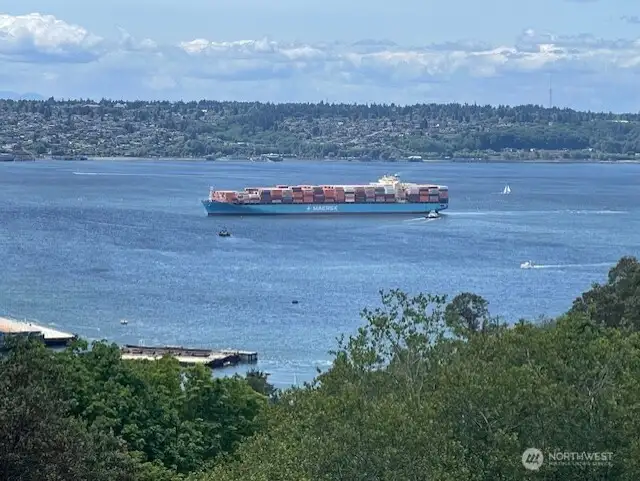 Watch the ships roll in from both decks