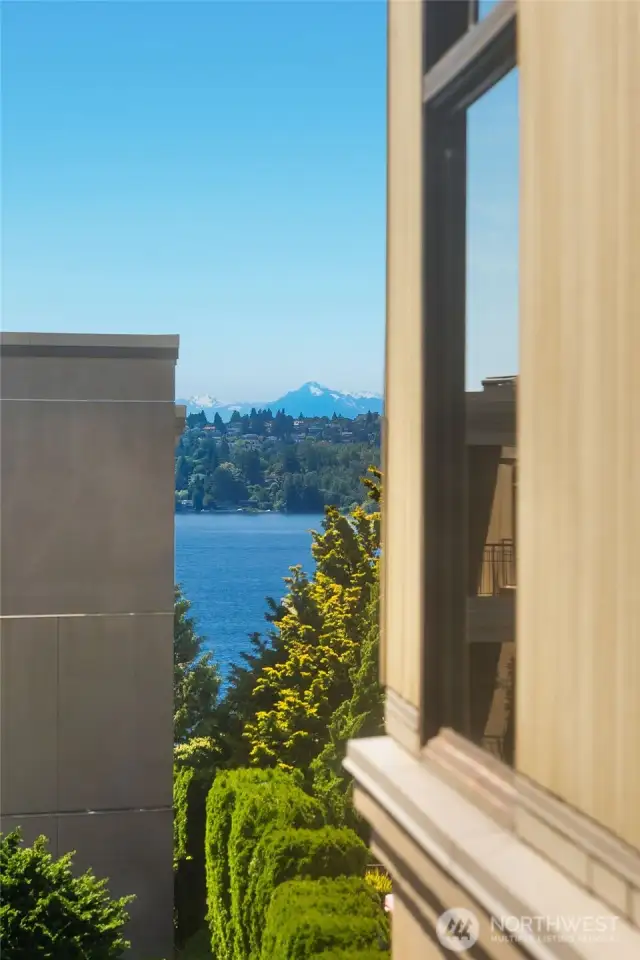 View from primary bedroom