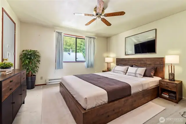 Virtually Staged Bedroom
