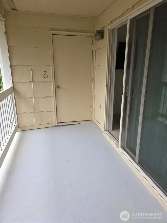 Storage on patio