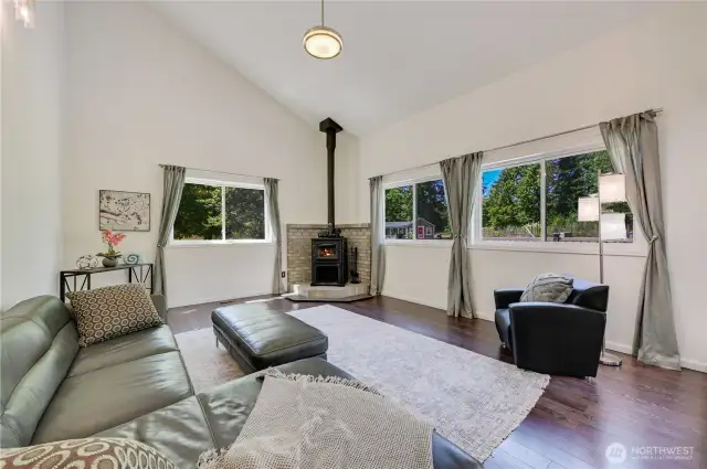 Wonderful Family Room Off of the Kitchen and Casual Dining Area