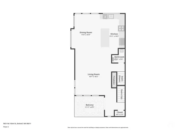 Second floor living area / great room