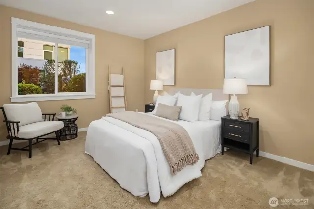 Guest bedroom #2 on the lower level.