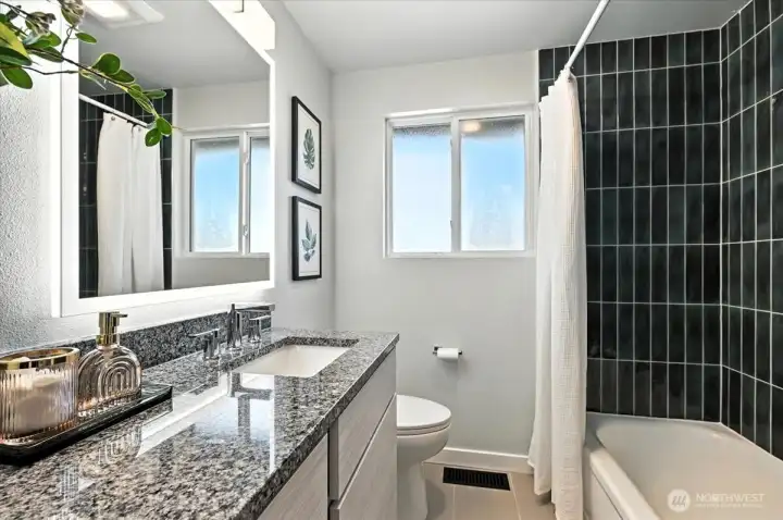 Updated main floor bathroom.
