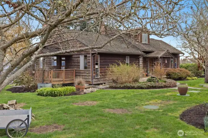 OK, now that you have the landscape and layout surrounding the home, lets move on!  The house was built in 1943,and has all the charm you could ask for.  Your choice: Keep as your weekend retreat, remodel to incorporate your custom touches, or rebuild in the shou sugi ban finish for a truly extraordinary compound!  Don't forget the upper, second tax parcel is waiting to be developed to provide guest quarters!