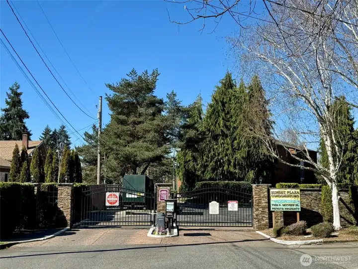 Secure abd gated entry.