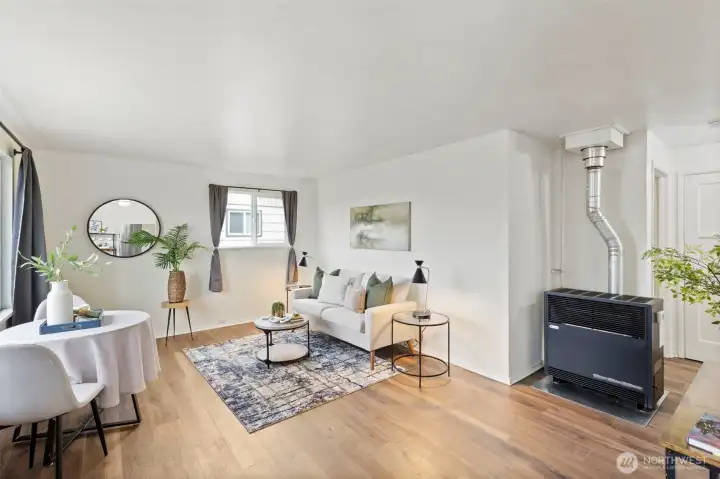 3328 - Another generous living room/eating area and NEW furnace!