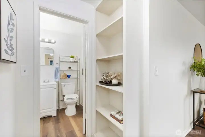 3328 - Built-in storage...full bath.