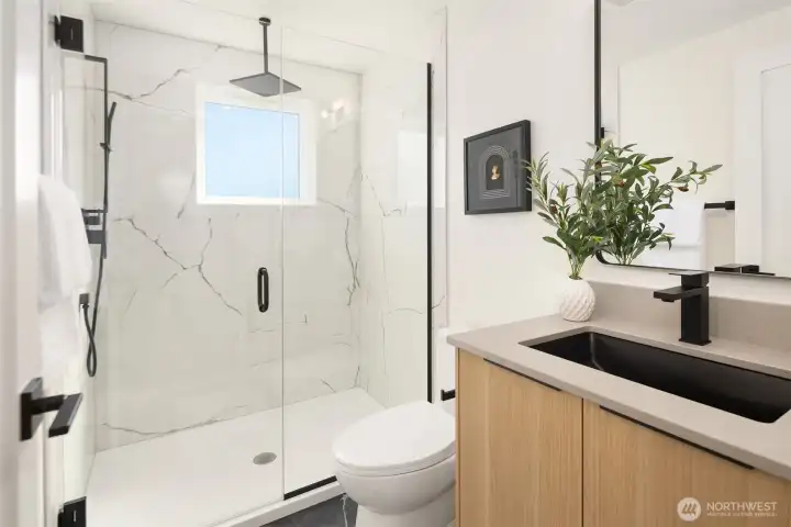 Designer finishes throughout