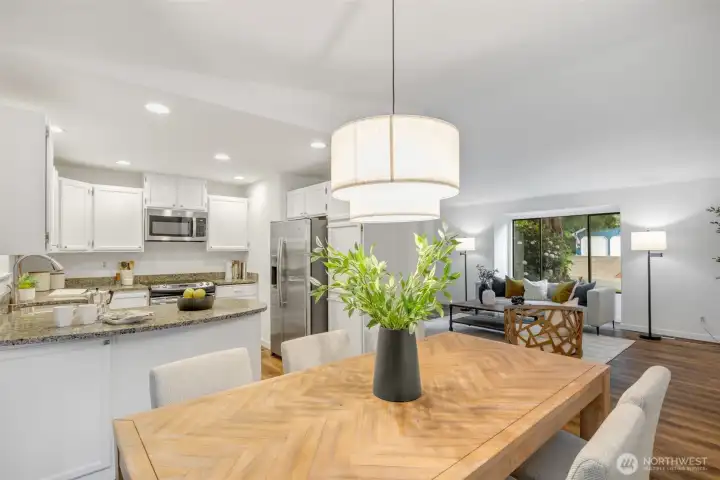 A layout conducive to entertaining
