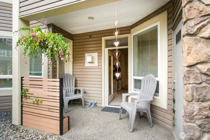 Patio area