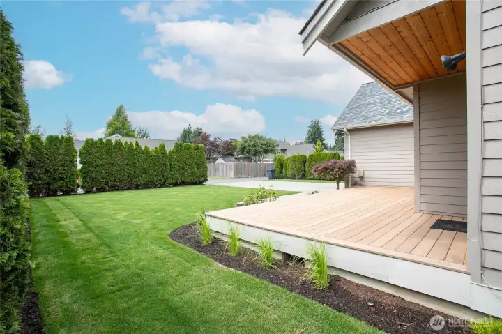 Enjoy morning coffee, summer BBQs, or peaceful evenings in your own outdoor retreat.