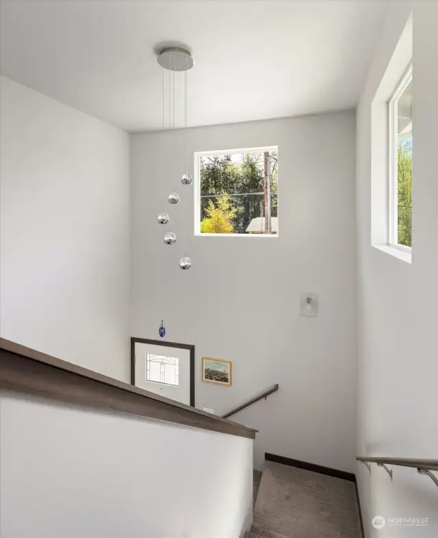 Open Stairwell with windows