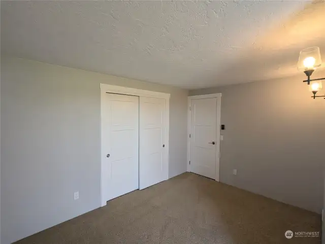 New closets, doors, flooring, and lighting