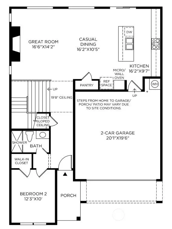 Floor Plan layouts used for illustrative purposes only. All colors, designs, features, and options will vary.