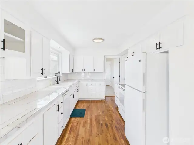 Kitchen Looking to Laundry Room