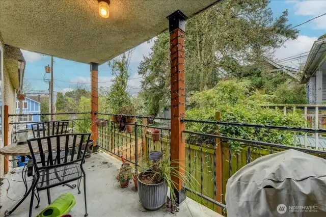 Unit #2 balcony