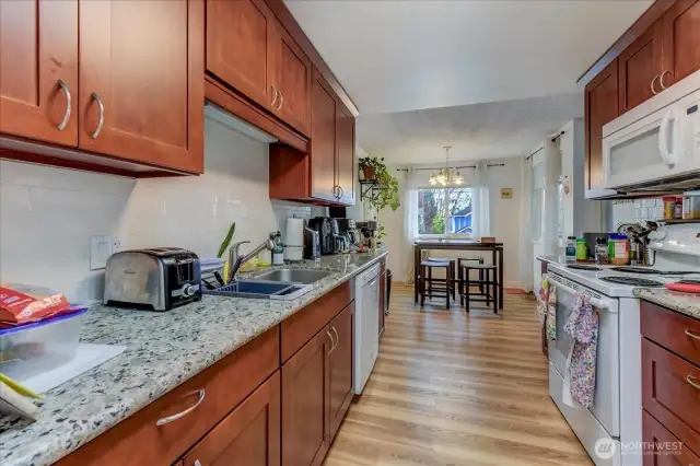 Unit #1. Kitchen. Dining Area