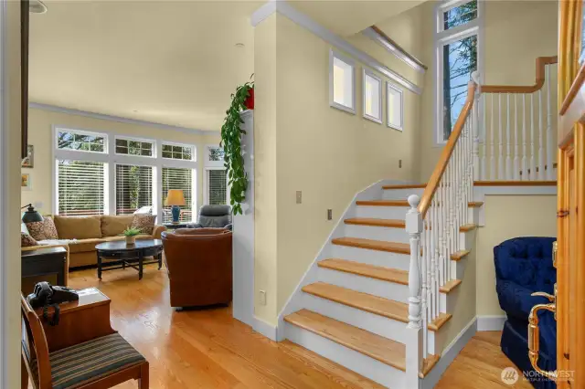 Beautiful open staircase