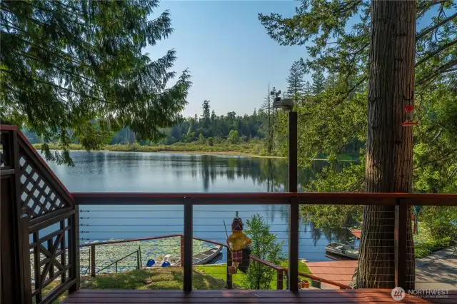 View from deck