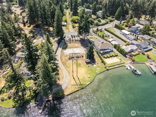 Community boat ramp