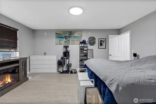 Large Primary Bedroom With Walk-In Closet & Primary Bath.