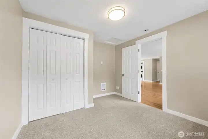 A look at bedroom #1's closet.