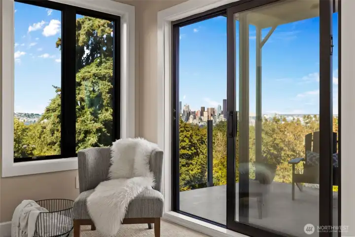Also with access to the view deck