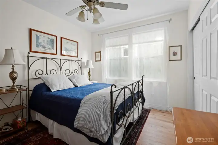 On the same side is the second bedroom.