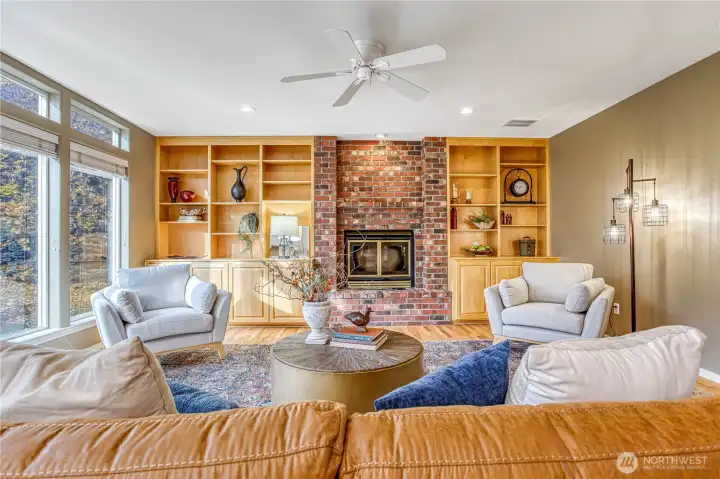 Custom Built-In's in the Family Room