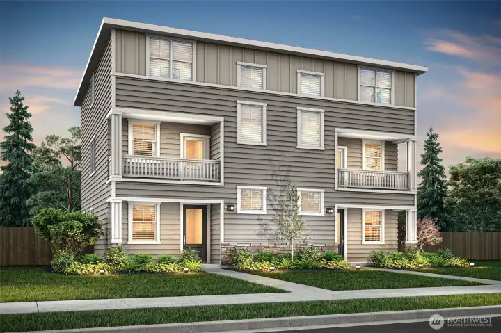 Example of the Benton floor plan to be located at 8776 151st Street E