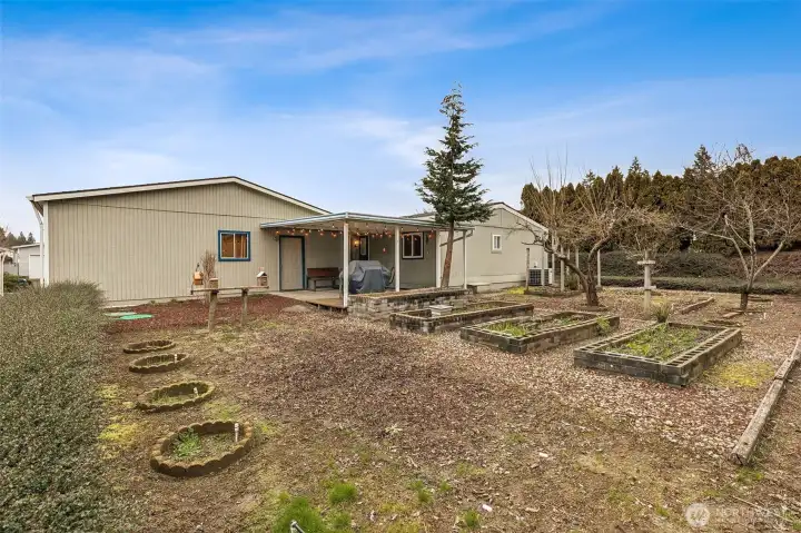 Backyard with Garden Space