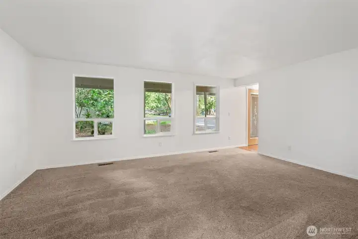 Living room off entry