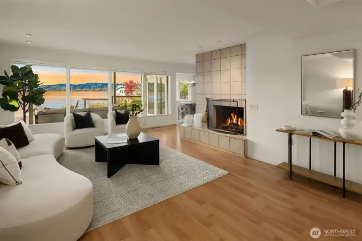 Freshly painted interior ready for your own touch.