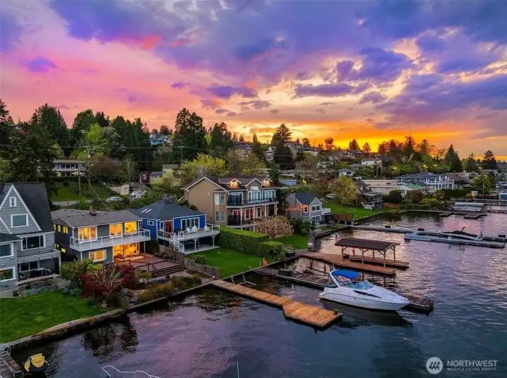 Bird's eye view of the upper deck