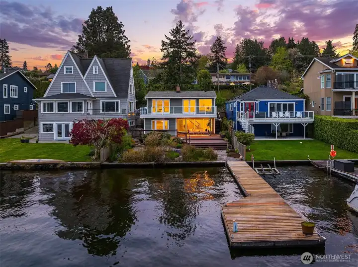 With current rules on shorelines, having a dock is a true luxury.