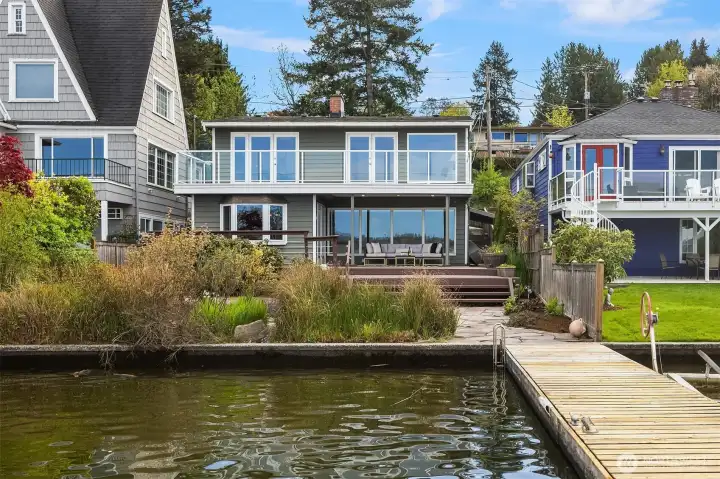 A peaceful setting... The lake in the Summer is very pleasant for swimming if you prefer warm water.