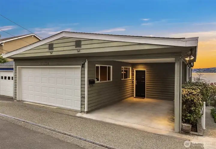 Rare, sizable, covered parking for 2