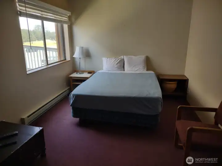 Primary suite with private full bath.