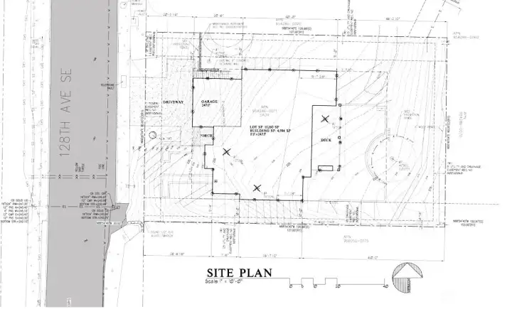 Site plan for permitted home Site plan for permitted home