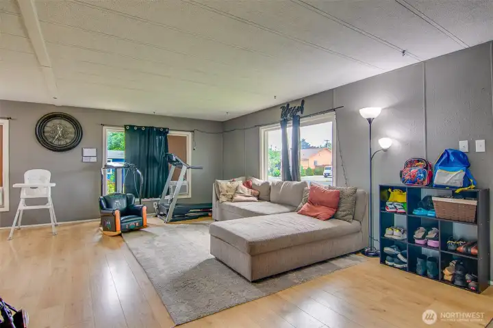 Rental entrance to living room.