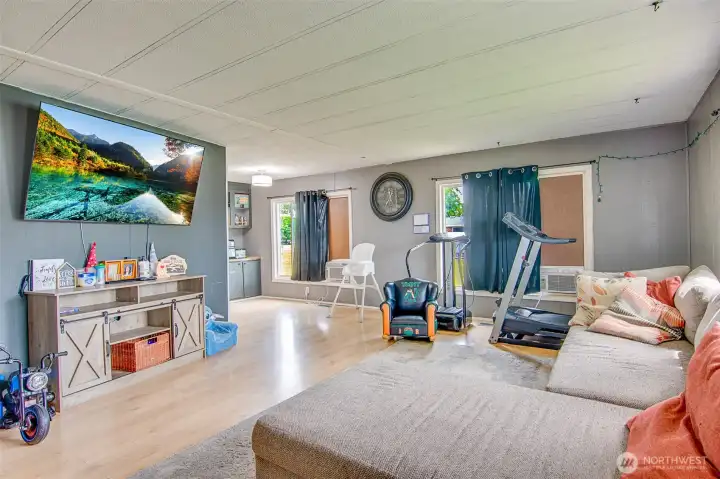 Rental living room.