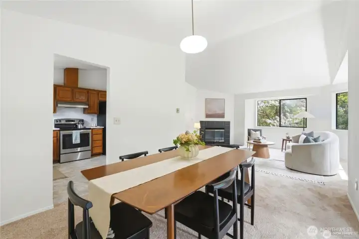 Upgrades include a newer roof, fresh exterior/interior paint, deck, carpet, lighting &remodeled bathrooms.