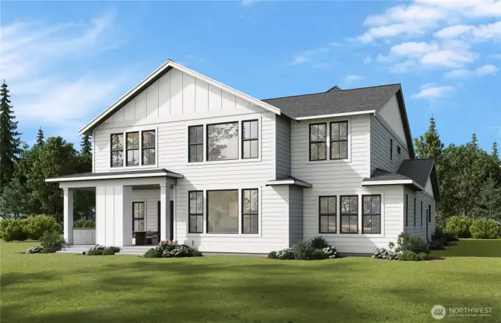 Renderings of new construction home.
