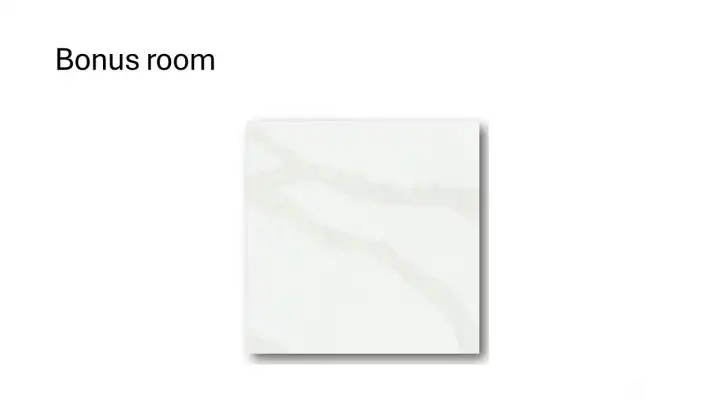 Bonus room countertops.